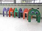 gusanito en madera