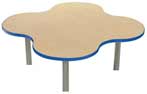 Mesa en forma de flor