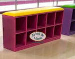 anaquel horizontal para el aula pre escolar