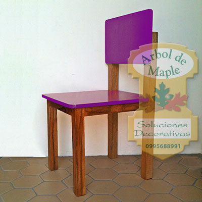silla-bicolor en madera Quito Guayaquil Manabi