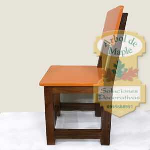 silla-bicolor en madera Ecuador Manta Ambato