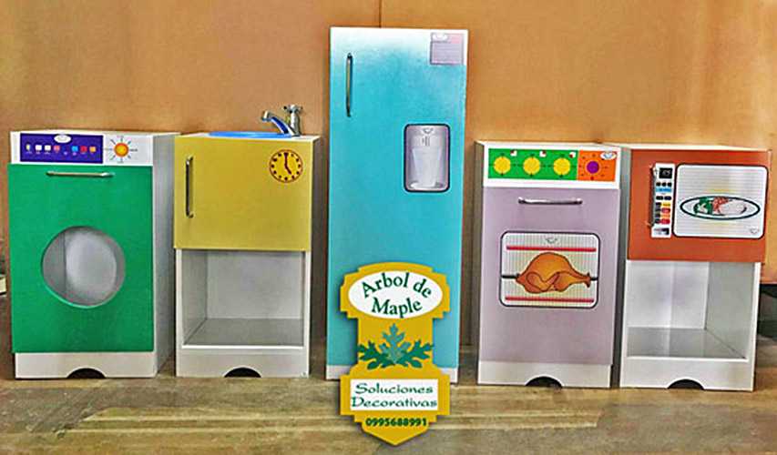 Rincón de cocina de 5 piezas para infantil Quito