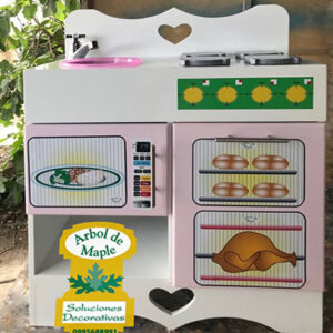 cocina en madera pequeña para niñas Quito