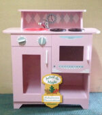 cocinita de juguete rosada para niñas