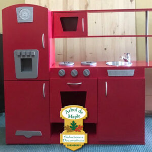 cocina para niñas en madera grande Riobamba