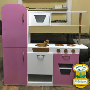 cocina para niñas en madera infantil Quevdo