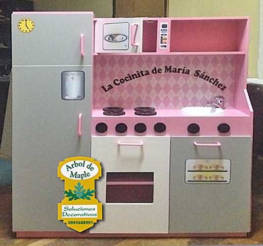 cocina para niñas en madera infantil Quininde