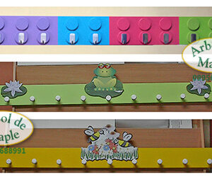 perchero de pared para niños Manta
