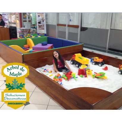 area-de-juego y arenero para niños Quito Guayaquil Macas, Lago Agrio