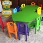 aula de preescolar mesas -trapezoidales Manta Durán, El Coca, Quevedo