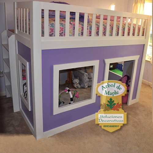 Cama Casa Litera para Niños: Diversión y Comodidad