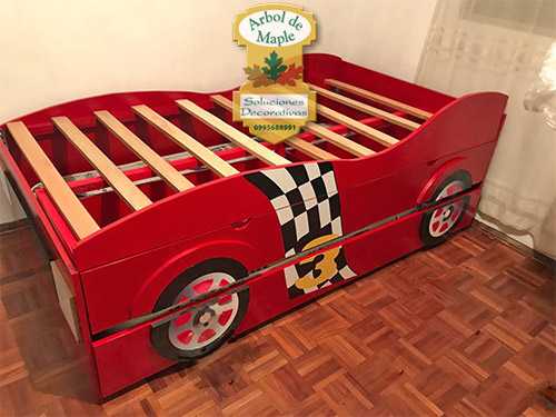 Cama automóvil, cama carro nido con cajones, Lago Agrio, El Coca, Puyo, Tena, Macas, Shushufindi