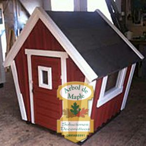 Comprar casita de juegos en madera para niños. Valle de los Chillos, San Rafael, Sangolquí, El Tingo. Modelo Suecia