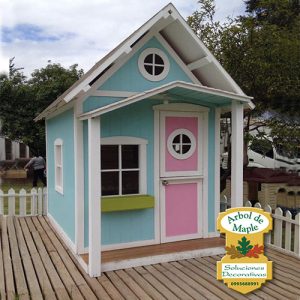 Comprar casita de juegos en madera para niños modelo Sunshine. Valle de los Chillos, San Rafael, Sangolquí, El Tingo