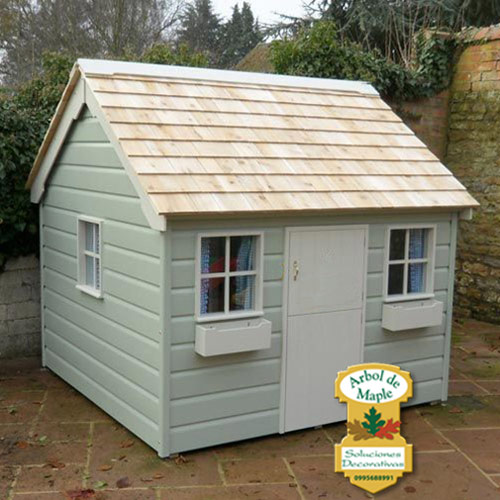 Comprar casita de juegos en madera para niños modelo Teddy. Valle de los Chillos, San Rafael, Sangolquí, El Tingo, Conocoto, Calderón, Pomasqui, Pusuquí