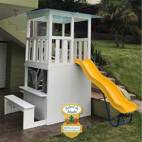 Comprar Casita de juegos para niños, de dos pisos, play-tower, para exteriores, Quito Tababela Sangolquí, San Rafael, Amaguaña, El Tango, Calderón, Conocoto, Pusiquí, Calacalí, Mitad del Mundo