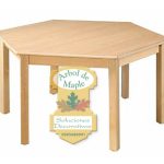 Comprar mesa hexagonal en madera ,Quito Guayaquil