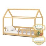 Cama montessori Casita con protectores, barandas, con cerca en madera Cumbayá Samborondón, Loja Quito, Lago Agrio, Queveso, Daule, Durán, Salinas, Playas