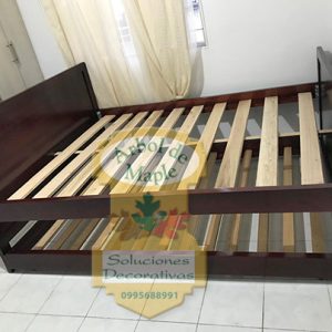 Cama nido en madera, modelo Sublime, Chone, Quevedo, Manta
