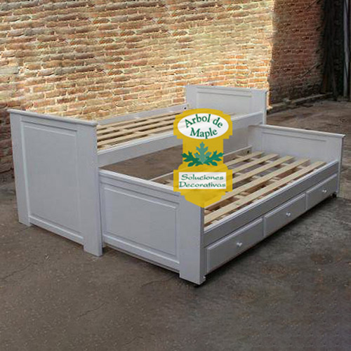 cama nido panelada con cajones en madera, Manta, Machala, Ambato, Latacunga, Tena